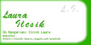 laura ilcsik business card